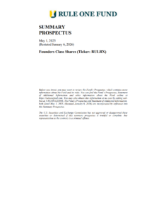 2025 Summary Prospectus